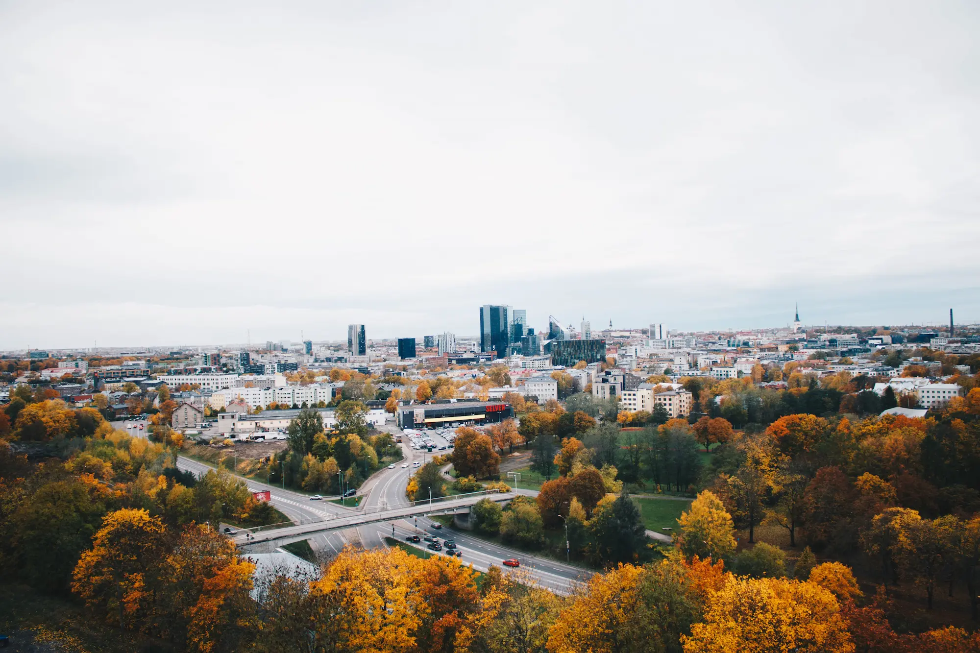 Panorámica de Tallin, Estonia