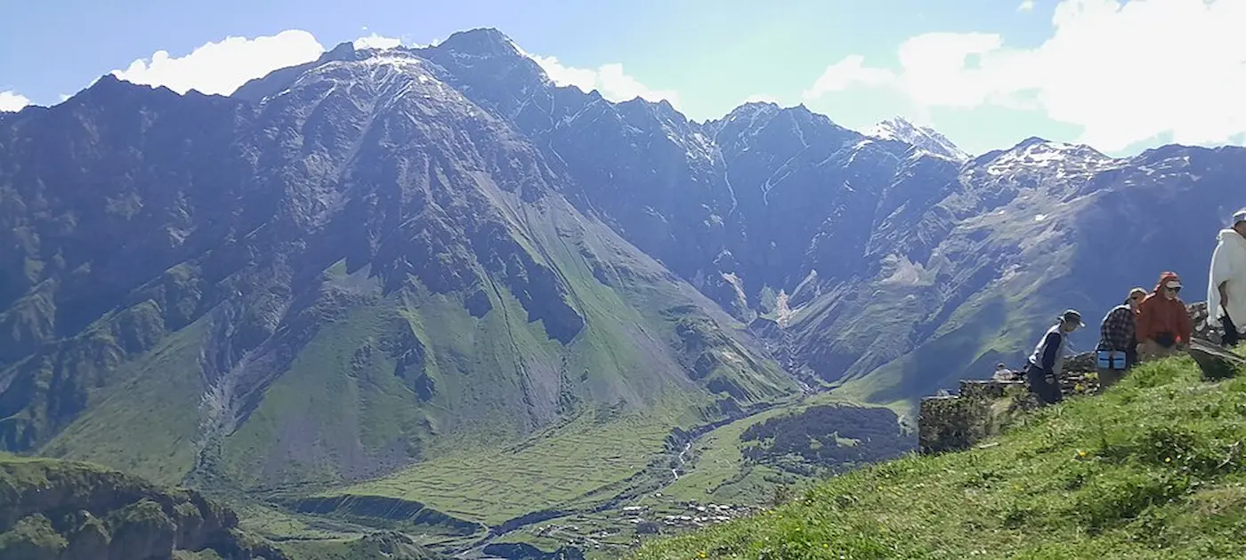 Caucasus Mountains in Kazbegi, Georgia